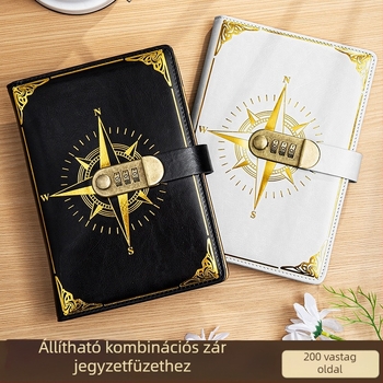 Youtai notesz műbőr borítóval, vonalas kötés, Dowling papír 80G