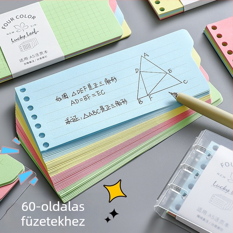 Dowling Loose-Leaf Refill Core, 9- és 7 lyukakkal kompatibilis, 60 oldal, Dowling Paper