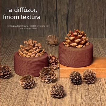 Fenyőfa diffúzor, tűz nélküli aromaterápia, asztali és autós használatra