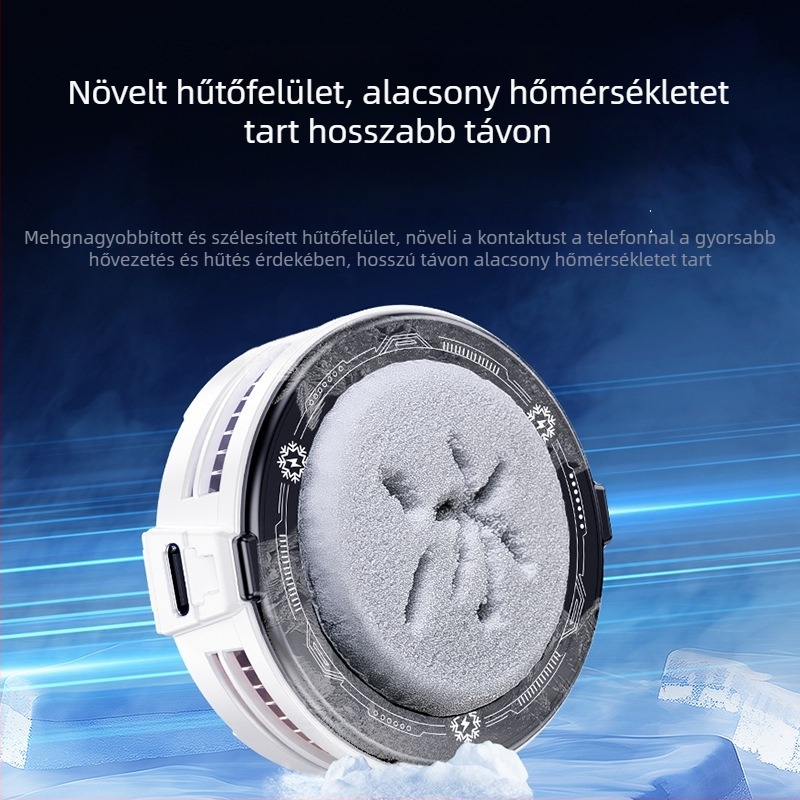 Tl23 mobilhűtő játékokhoz – mágneses rögzítés, 10W, 93 g, Type-C, ABS+ alumíniumötvözet