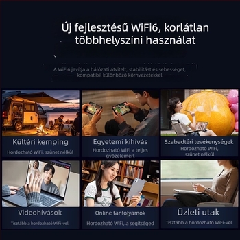 Hordozható Wi-Fi router Hx-zysmmifi-01, 150 Mbps, 2.4 GHz, 802.11ac/g, leválasztható kialakítás