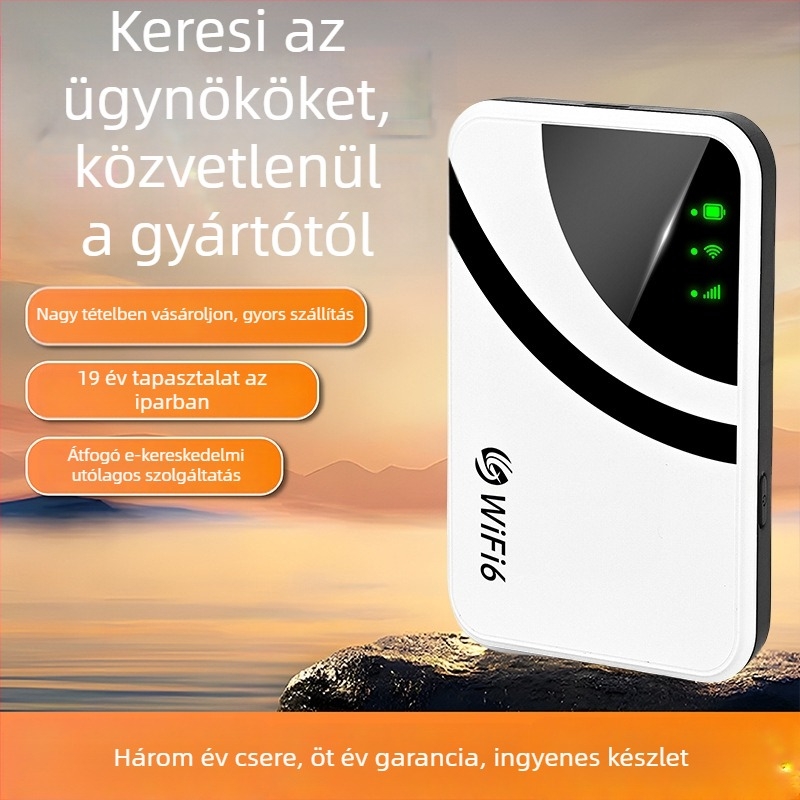 Hordozható Wi-Fi router Hx-zysmmifi-01, 150 Mbps, 2.4 GHz, 802.11ac/g, leválasztható kialakítás