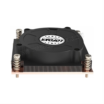 CPU hűtő radiátor, rézből, kettős golyóscsapágyak, levegő hűtés, Intel LGA1700 kompatibilis, állítható fordulatszám.