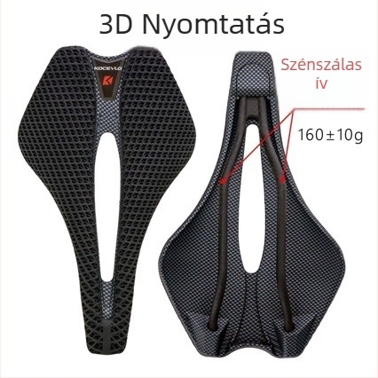 KOCEVLO KP02 kerékpárnyereg – karbon szálas, 3D-nyomtatott, ultra-könnyű, univerzális