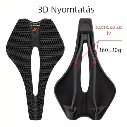 KOCEVLO KP02 kerékpárnyereg – karbon szálas, 3D-nyomtatott, ultra-könnyű, univerzális