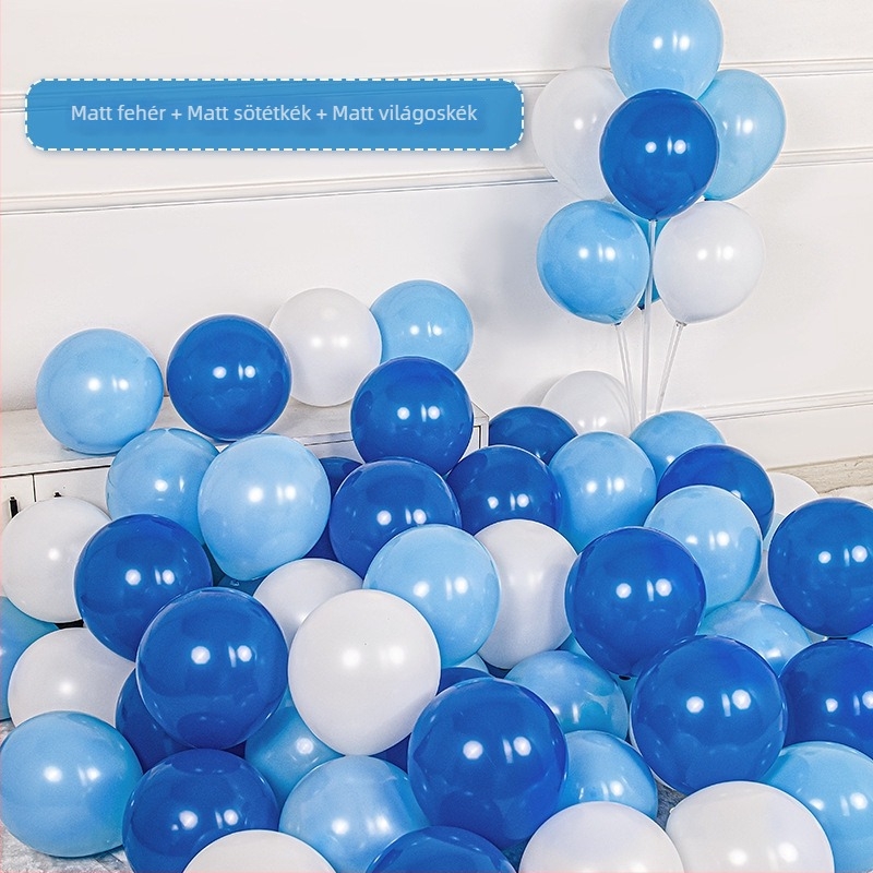 Hi Rui latex ünnepi ballonok, gömb alakúak, logó nélkül, Karácsonyra, Valentin-napra, Tavaszi fesztiválra