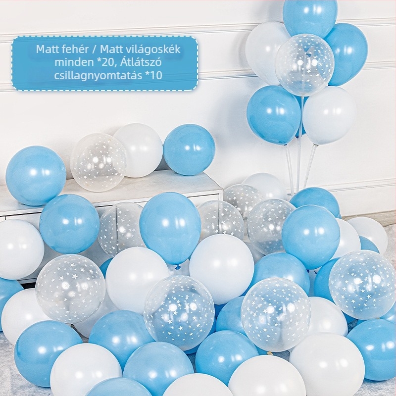 Hi Rui latex ünnepi ballonok, gömb alakúak, logó nélkül, Karácsonyra, Valentin-napra, Tavaszi fesztiválra