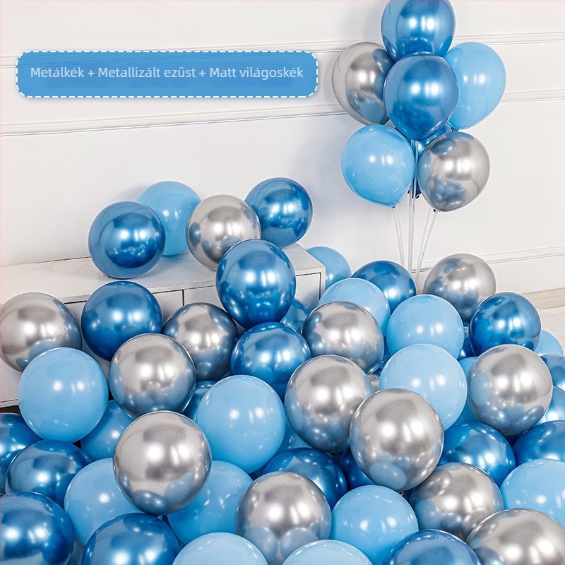 Hi Rui latex ünnepi ballonok, gömb alakúak, logó nélkül, Karácsonyra, Valentin-napra, Tavaszi fesztiválra