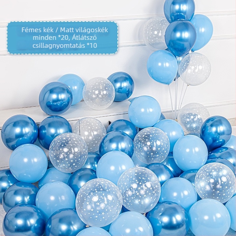 Hi Rui latex ünnepi ballonok, gömb alakúak, logó nélkül, Karácsonyra, Valentin-napra, Tavaszi fesztiválra
