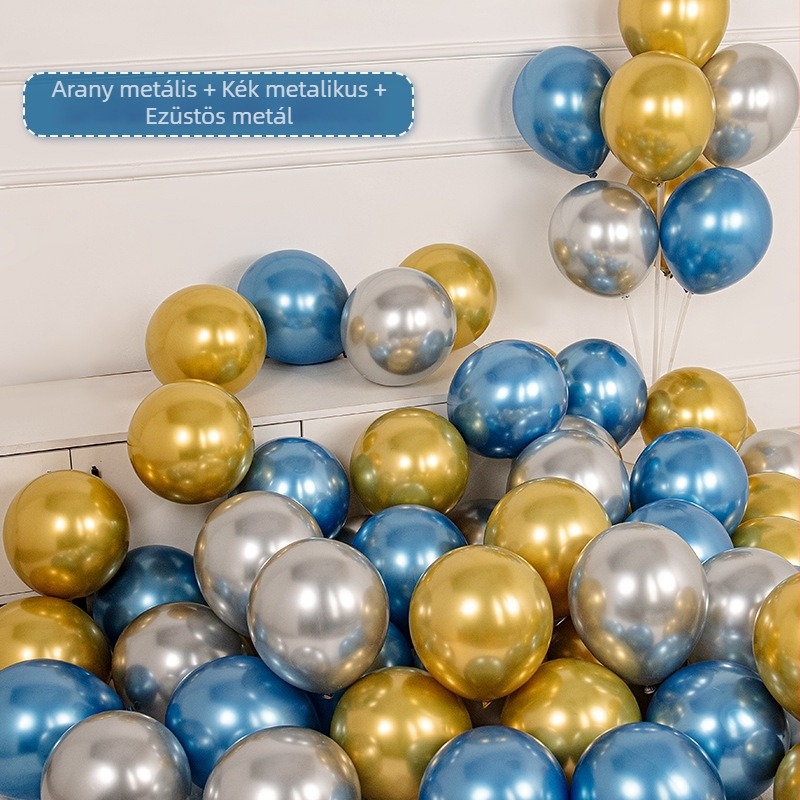 Hi Rui latex ünnepi ballonok, gömb alakúak, logó nélkül, Karácsonyra, Valentin-napra, Tavaszi fesztiválra