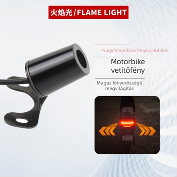 Motorkerékpár LED angyal szárnyak üdvözlő fény — univerzális illeszkedés, projekciós nyíl, hangulatvilágítás; modell Mks-0098, 3W, 9V, 0.2A