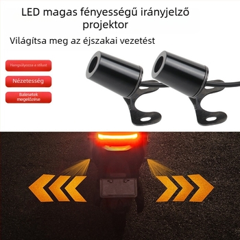 Motorkerékpár LED angyal szárnyak üdvözlő fény — univerzális illeszkedés, projekciós nyíl, hangulatvilágítás; modell Mks-0098, 3W, 9V, 0.2A