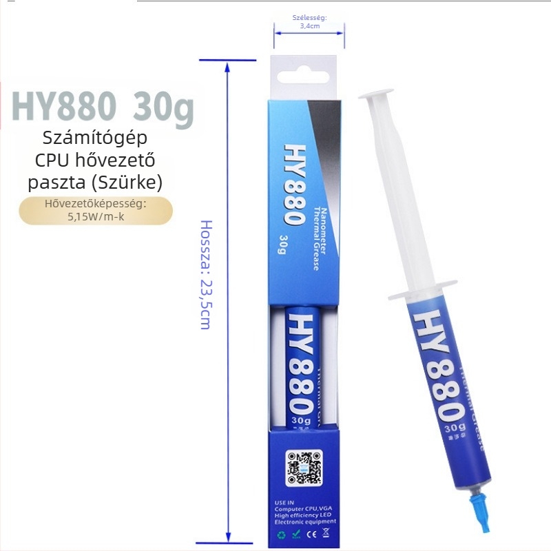 Huaneng HY880 CPU hűtő, CPU-kompatibilis, súly 1