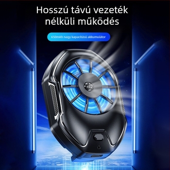 Fs21 Mobiltelefon hűtő levegőhűtéses - 5V tápellátás, Type-C interfész, 80 g, ABS+Metal