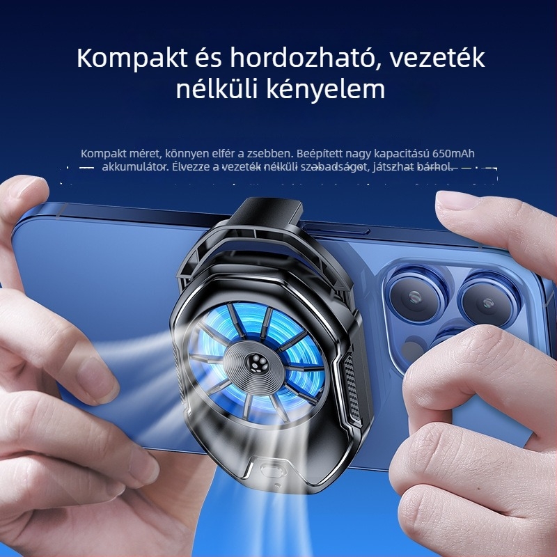 Fs21 Mobiltelefon hűtő levegőhűtéses - 5V tápellátás, Type-C interfész, 80 g, ABS+Metal