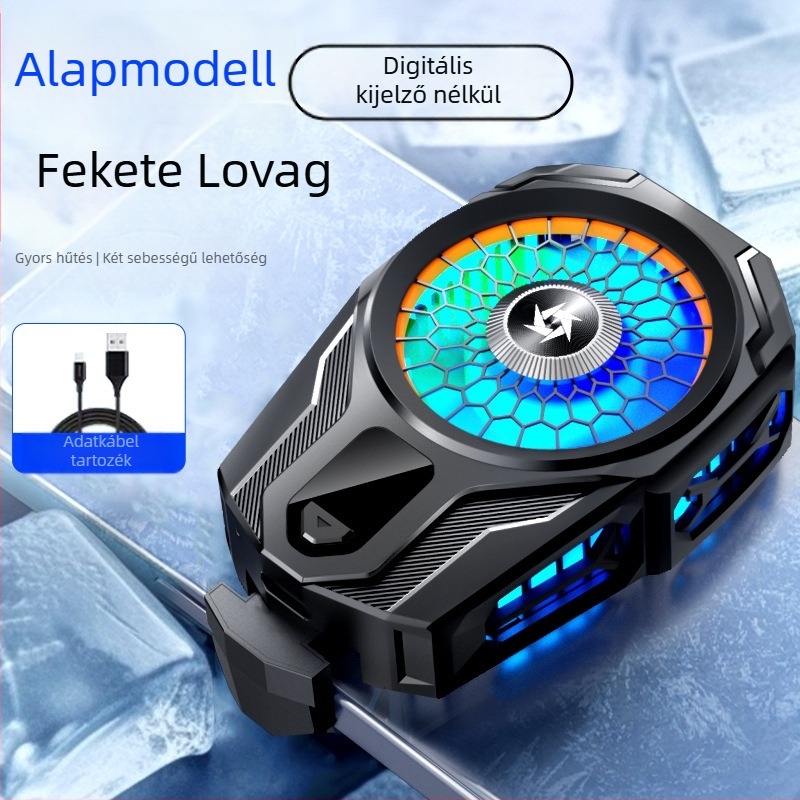 Mobiltelefon hűtő hátlapi klipszel, modell SL16, félvezető hűtés, kettős sebességű hőmérséklet-szabályozás, 10W, 60g, műanyag ház, Port C interfész, játékhoz