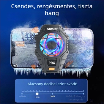 Shisuo termoelelektromos hátsó klipsz hűtő mobiltelefonokra és tabletekhez — Modell X1-pro