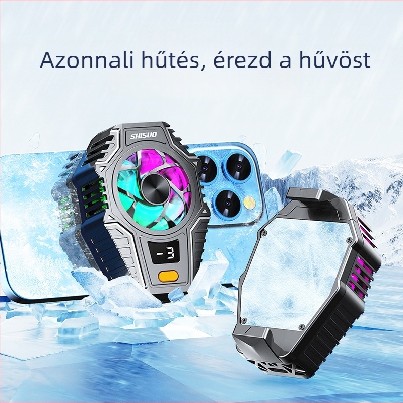 Shisuo termoelelektromos hátsó klipsz hűtő mobiltelefonokra és tabletekhez — Modell X1-pro