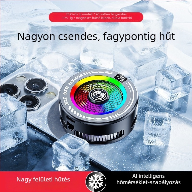 FS22 mobiltelefon hűtő — 15W, Type-C, ABS+ alumínium ötvözet, 77,5 g