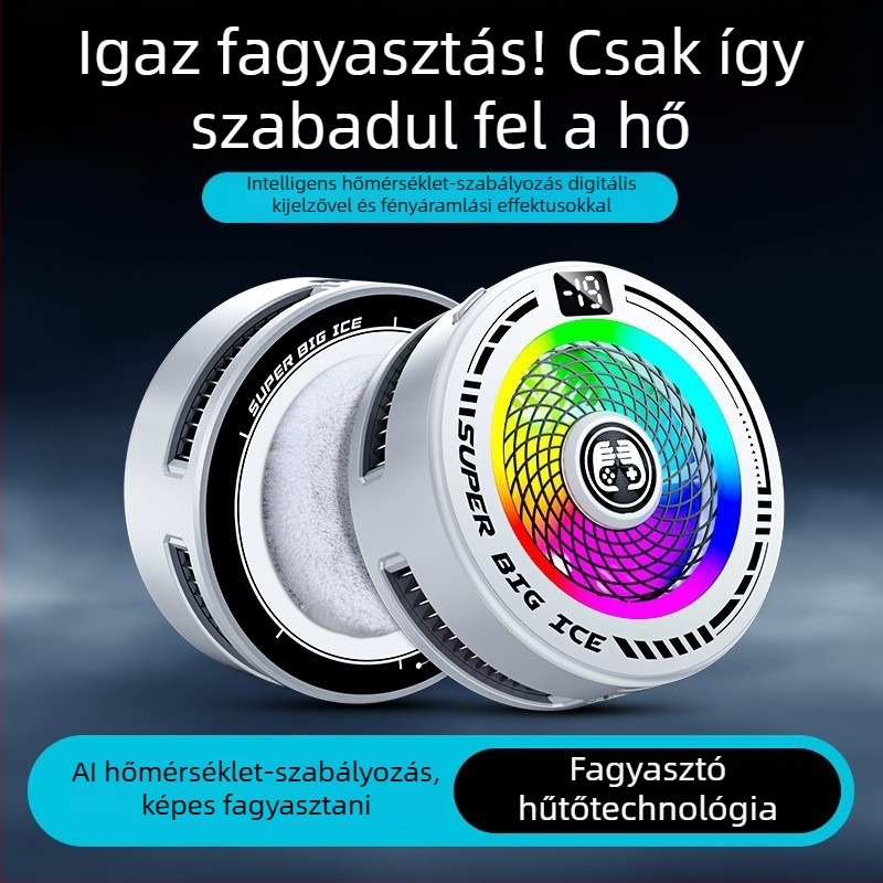 FS22 mobiltelefon hűtő — 15W, Type-C, ABS+ alumínium ötvözet, 77,5 g