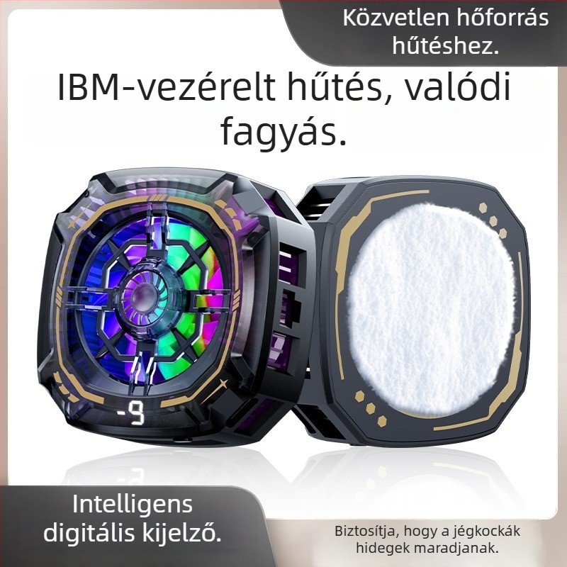 P71 mobiltelefon hűtő - 15W, Type-C interfész, Anyagok: műanyag, fém, kerámia, Súly: 63 g