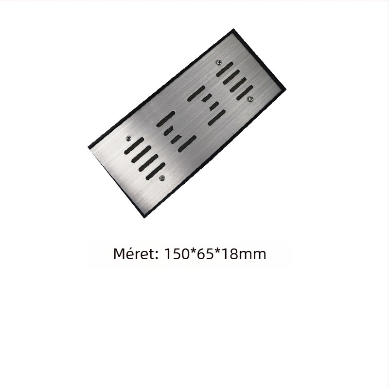 Szivar nedvesítő — hordozható, műanyag, egyszerű stílus; tartalmaz nedvesítő lapokat és szivacslapokat