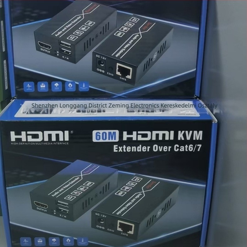 HDMI kiterjesztő 60m KVM