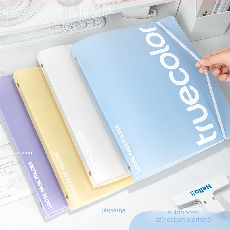 Dokumentum mappa (Binder) – Truecolor információs mappa, műanyag kivitel, logónyomtatás nem lehetséges