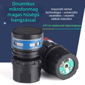 Hang- és videó kiegészítők - Whale sound Jy-41512 dinamikus mikrofonfej, anti-feedback, nagy érzékenység, kód 125646165