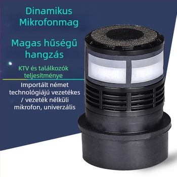 Hang- és videó kiegészítők - Whale sound Jy-41512 dinamikus mikrofonfej, anti-feedback, nagy érzékenység, kód 125646165