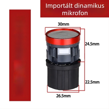 Hang- és videó kiegészítők - Whale sound Jy-41512 dinamikus mikrofonfej, anti-feedback, nagy érzékenység, kód 125646165