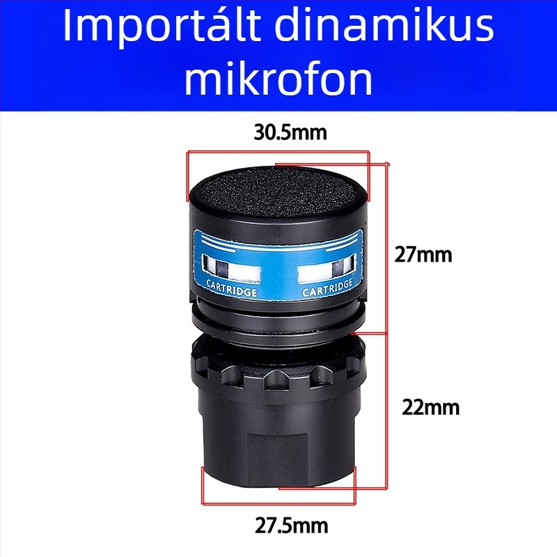 Hang- és videó kiegészítők - Whale sound Jy-41512 dinamikus mikrofonfej, anti-feedback, nagy érzékenység, kód 125646165