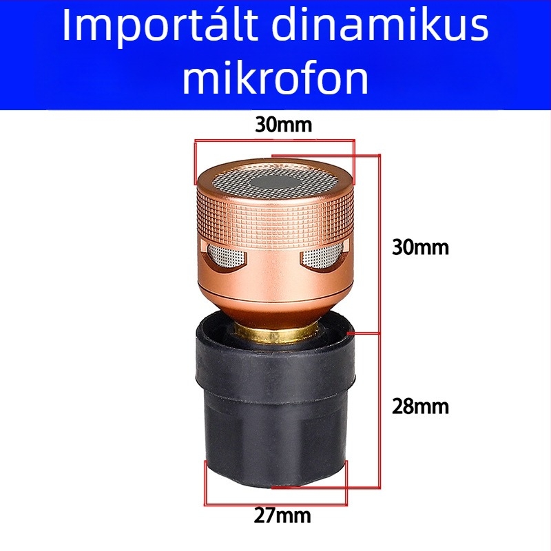 Hang- és videó kiegészítők - Whale sound Jy-41512 dinamikus mikrofonfej, anti-feedback, nagy érzékenység, kód 125646165
