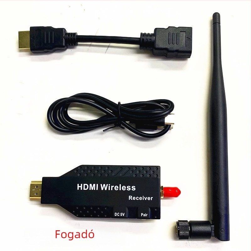 HDMI WiFi bővítő beltéri használatra, 50 m hatótávolság, 1080p felbontás, távoli ébresztés, energiagazdálkodás
