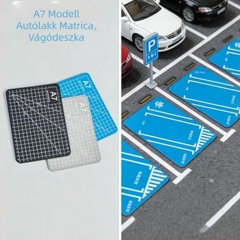 A7 műanyag modellautó eszköztábla – Többfunkciós eszköztábla modellautók parkolásához (A7 • Anyag: Műanyag • Márka: German Capital)