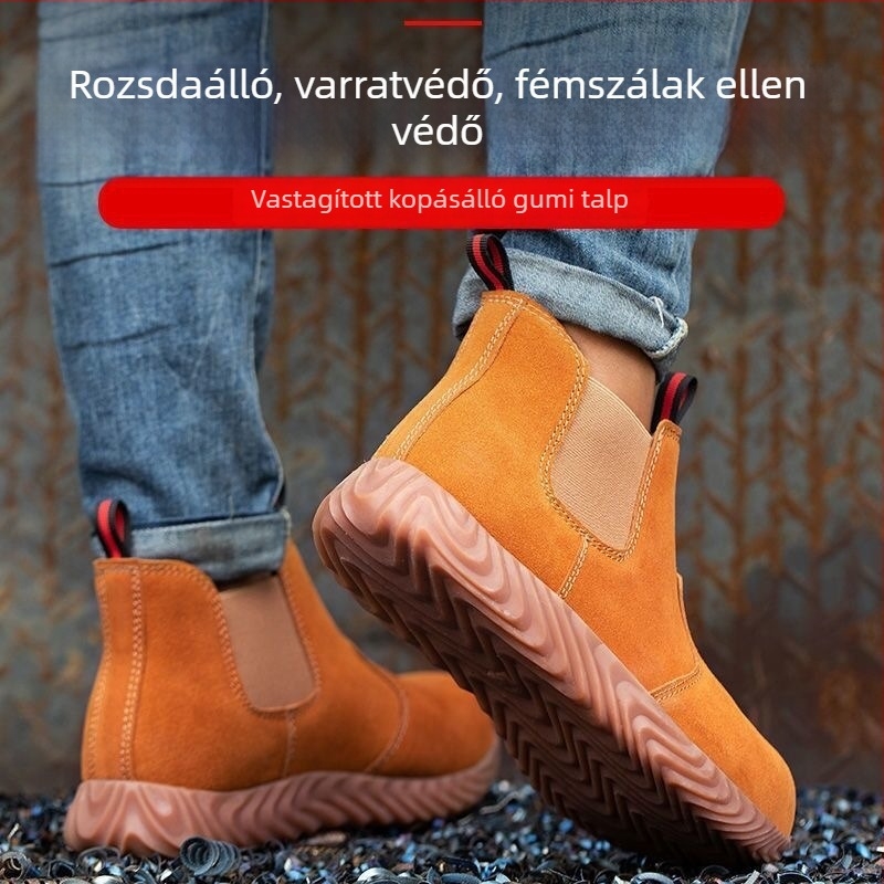 Ötvösök biztonsági cipői (vasbetétes orrvédő, ütésálló, perforációálló, csúszásmentes, hőálló)
