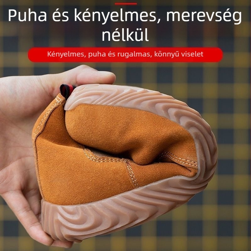 Ötvösök biztonsági cipői (vasbetétes orrvédő, ütésálló, perforációálló, csúszásmentes, hőálló)