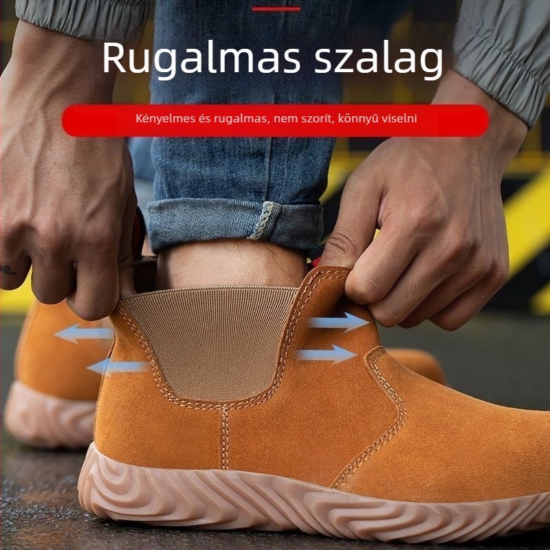 Ötvösök biztonsági cipői (vasbetétes orrvédő, ütésálló, perforációálló, csúszásmentes, hőálló)