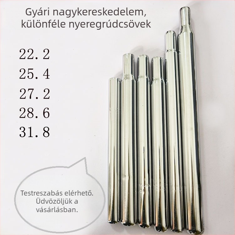 Hegyi kerékpár üléscső, nyereg és nyeregcső