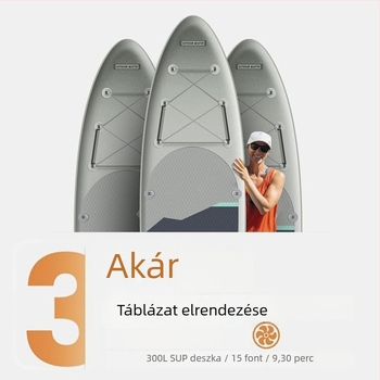 Elektromos SUP pumpa kettős hengerrendszerrel, kétfokozat intelligens felfújás, 72V, 120W, digitális kijelző