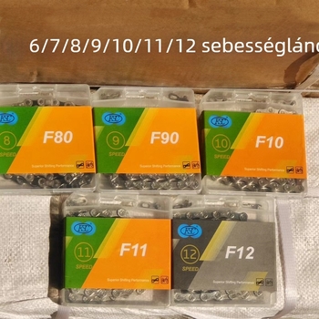 FSC kerékpárlánc, Section 116, 8-12 sebesség kompatibilis, magas széntartalmú acél, húzószilárdság 150 kg