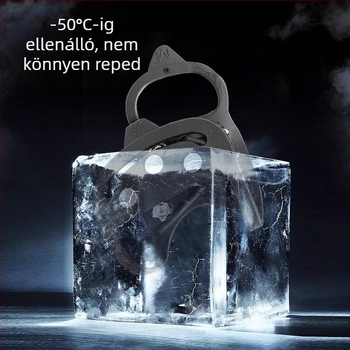 Blue Fall Fu acél csúszásgátló kramponok cipővédőkhöz, nyolcfogú kialakítás, téli kültéri használatra