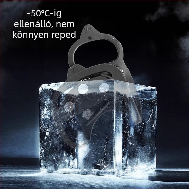 Blue Fall Fu acél csúszásgátló kramponok cipővédőkhöz, nyolcfogú kialakítás, téli kültéri használatra