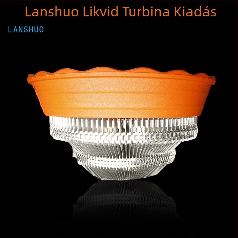 Swirl verziós CPU hűtő, réz- és alumínium ötvözet, légáramlásos hűtés, 2 hőcsövek, USB portok: 2