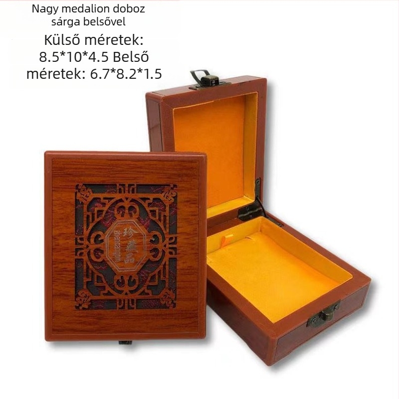 Karkötő bemutató doboz, mesterséges faanyagból, belső csomagolás, ajándékdoboz, ékszer csomagolás