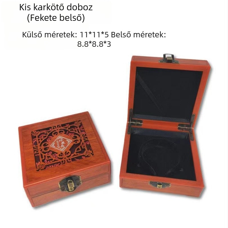 Karkötő bemutató doboz, mesterséges faanyagból, belső csomagolás, ajándékdoboz, ékszer csomagolás