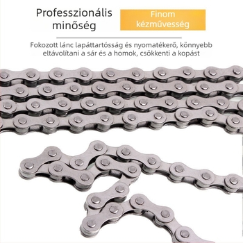 Kerékpár lánc babakocsihoz és terepkerékpárhoz, egysebességes, varázscsattal, 6789 szintű változó sebességű lánc