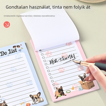 Rajzfilm állatokat ábrázoló könyvjelző macska jegyzetekkel, újrahasználható ragasztós jegyzetek, forma: rajzfilm, márka: Zeyue