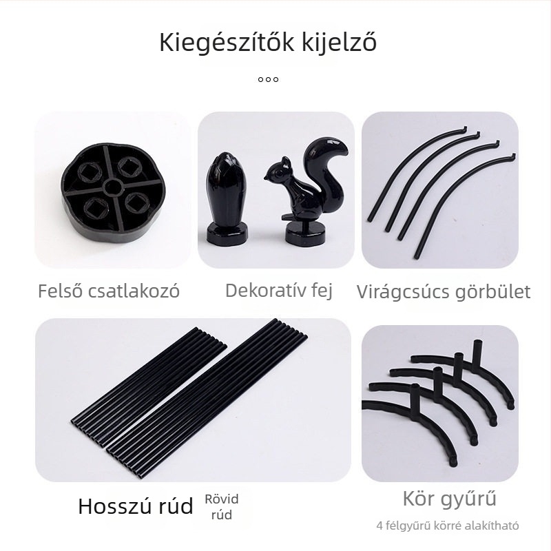 Balkonhoz való kapaszkodó keret és virágtartó állvány