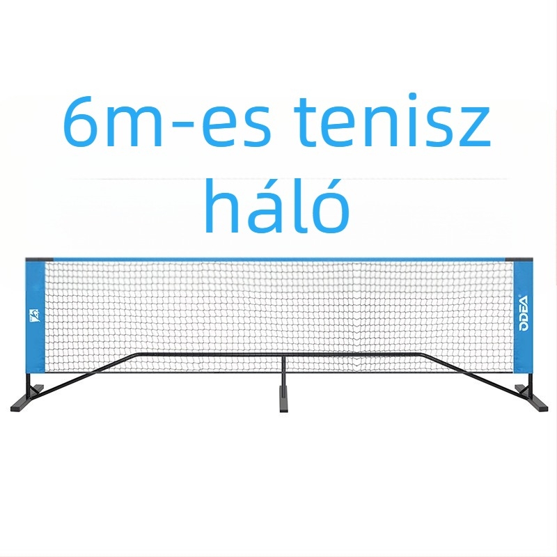 Gyerekeknek szánt hordozható szabványos teniszháló váz, összecsukható kültéri edzéshez — Odea/Oudier, polipropilén, termékkód 008, tenisz
